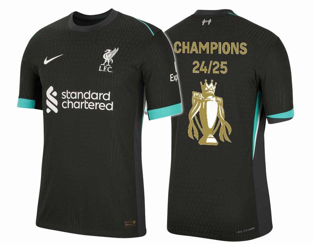 Liverpool Away Football Jersey 2024/25 (Premier League Champions)
