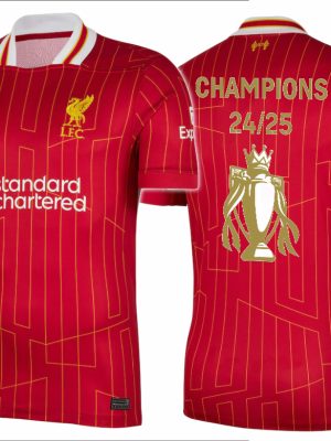 Liverpool Home Football Jersey 2024/25 (Premier League Champions)