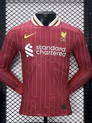 Liverpool Home Football Jersey 2024/25 (Long Sleeve)