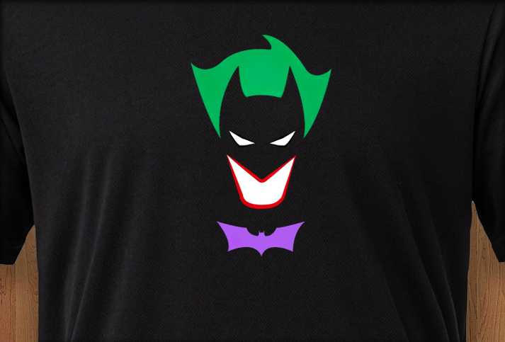 Joker x Batman - 100% Cotton Print T-shirt (Adults size only) - Image 4