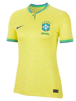Brazil Home Football Jersey (World Cup 2022) - Women/Ladies