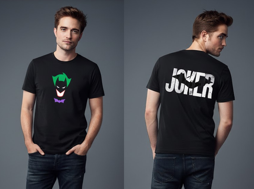 Joker x Batman - 100% Cotton Print T-shirt (Adults size only)