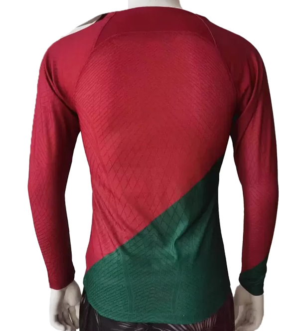 Portugal Home Football Jersey (World Cup 2022) - Long Sleeve - Image 2