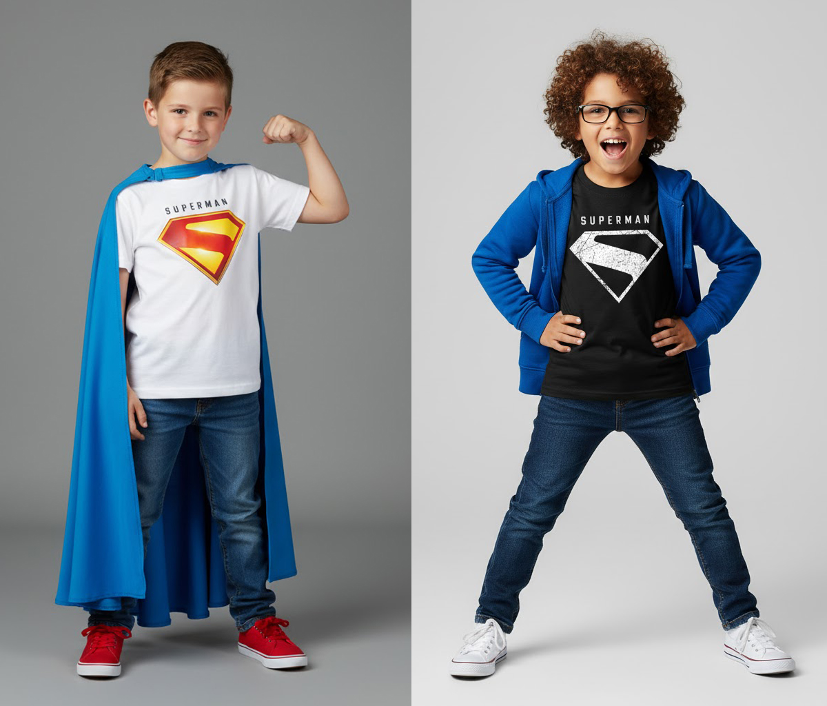 Superman 2025 Movie - 100% Cotton Print T-shirt (Adults & Kids size) - Image 3