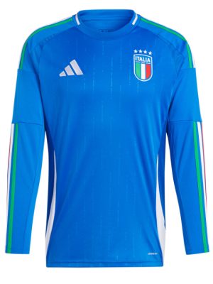 Italy Home Football Jersey (EuroCup 2024) - Long Sleeve