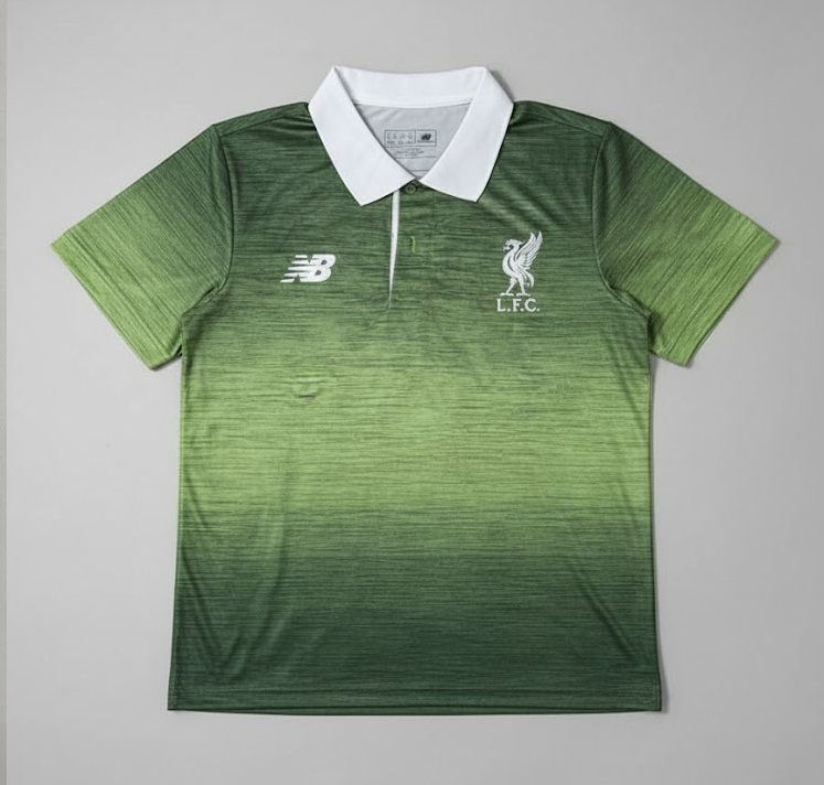 Liverpool Premium Fabric Unisex Polo T-Shirt (Shade Green Color) - Image 2