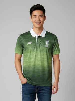 Liverpool Premium Fabric Unisex Polo T-Shirt (Shade Green Color)