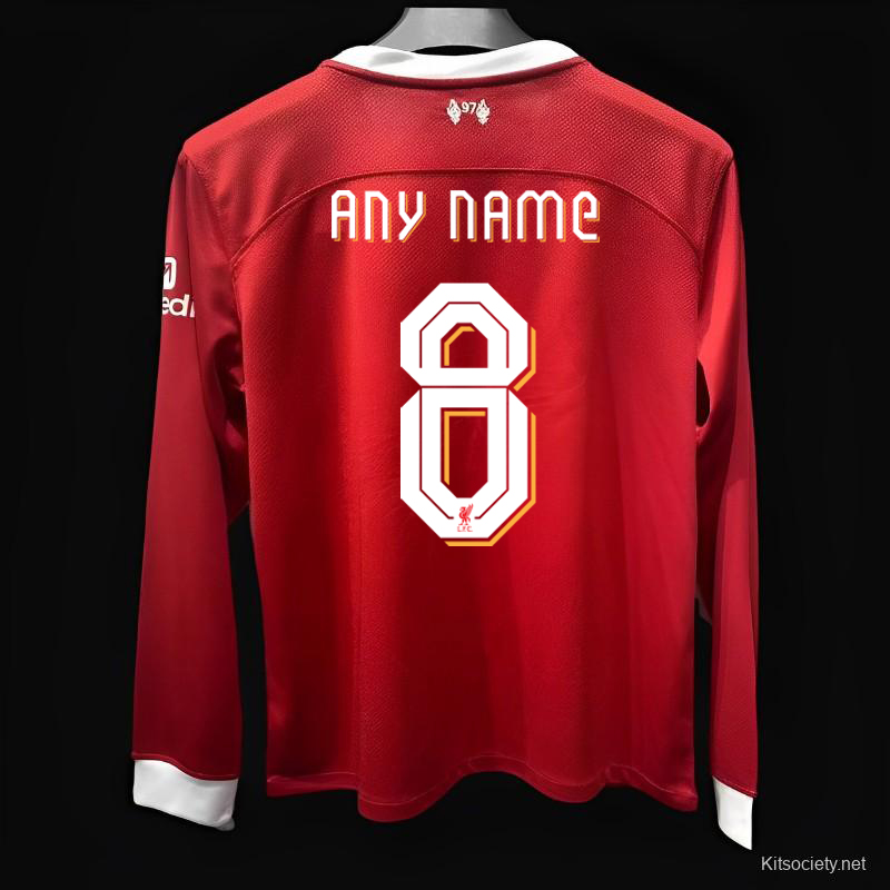 Liverpool Home Football Jersey 2023/24 (Long Sleeve) - Image 3