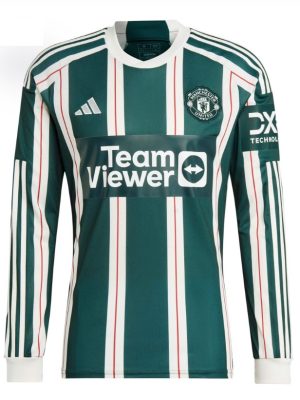 Manchester United Away Football Jersey 2023/24 (Long Sleeve)