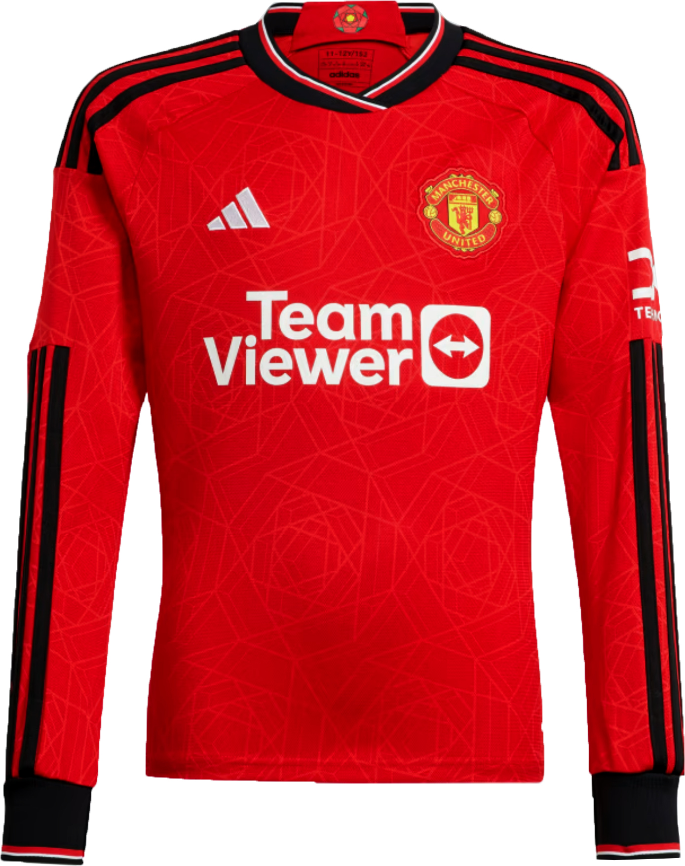 Manchester United Home Football Jersey 2023/24 (Long Sleeve)