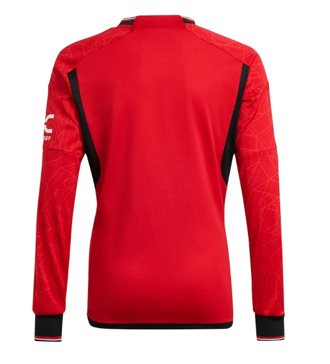 Manchester United Home Football Jersey 2023/24 (Long Sleeve) - Image 2