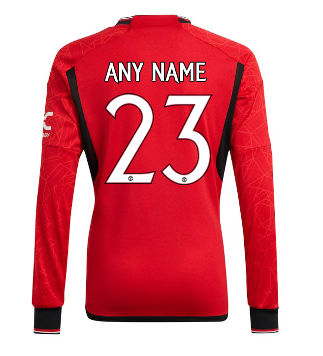 Manchester United Home Football Jersey 2023/24 (Long Sleeve) - Image 3