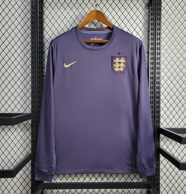 England Away Football Jersey (EuroCup 2024) - Long Sleeve