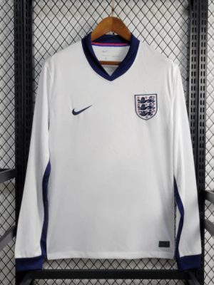 England Home Football Jersey (EuroCup 2024) - Long Sleeve