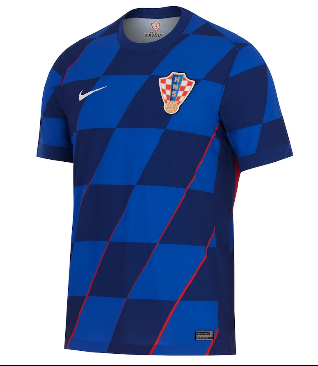 Croatia Away Football Jersey (EuroCup 2024)