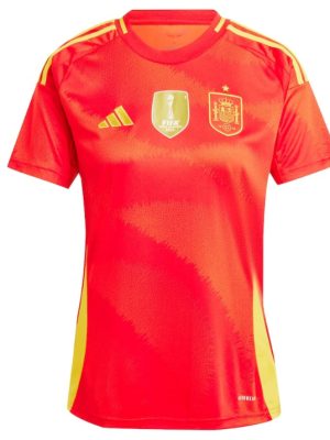 Spain Home Football Jersey (EuroCup 2024) - Women/Ladies