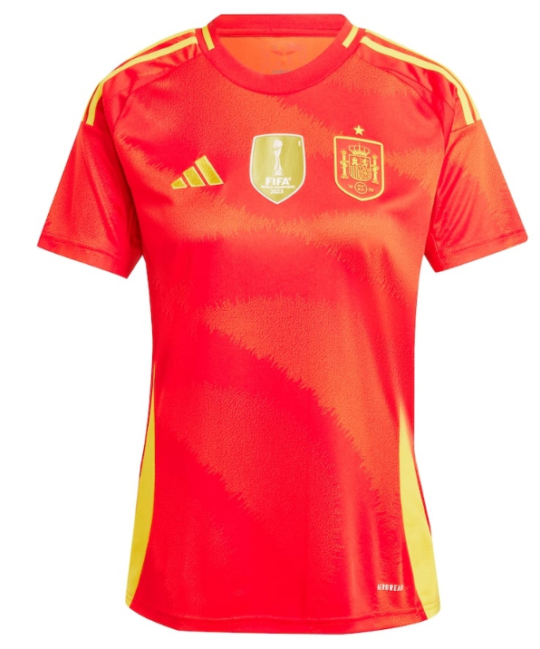 Spain Home Football Jersey (EuroCup 2024) - Women/Ladies