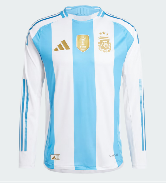 Argentina Home Football Jersey (Copa America 2024) - Long Sleeve