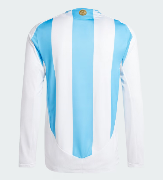 Argentina Home Football Jersey (Copa America 2024) - Long Sleeve - Image 2