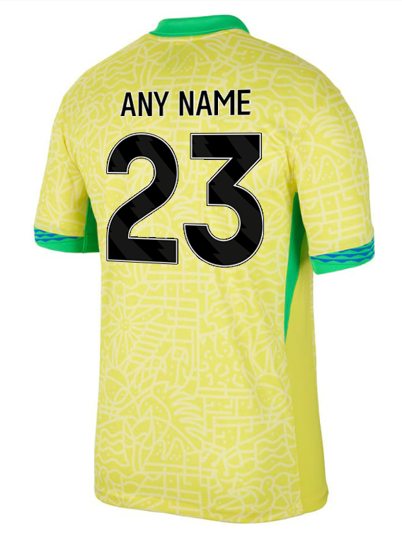 Brazil Home Football Jersey (Copa America 2024) - Image 3