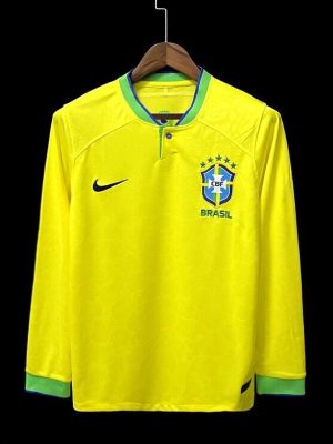 Brazil Home Football Jersey (Copa America 2024) - Long Sleeve