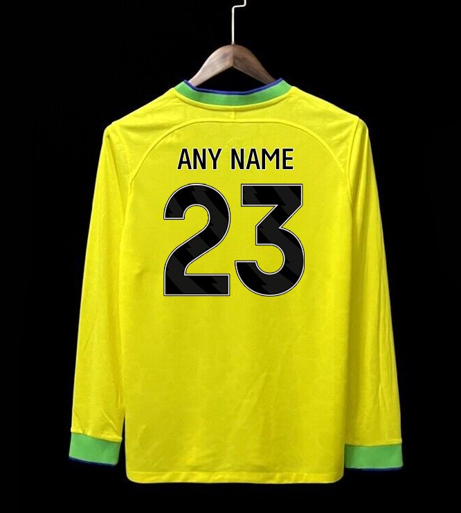 Brazil Home Football Jersey (Copa America 2024) - Long Sleeve - Image 3