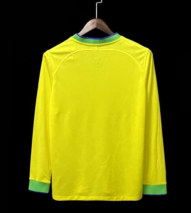 Brazil Home Football Jersey (Copa America 2024) - Long Sleeve - Image 2