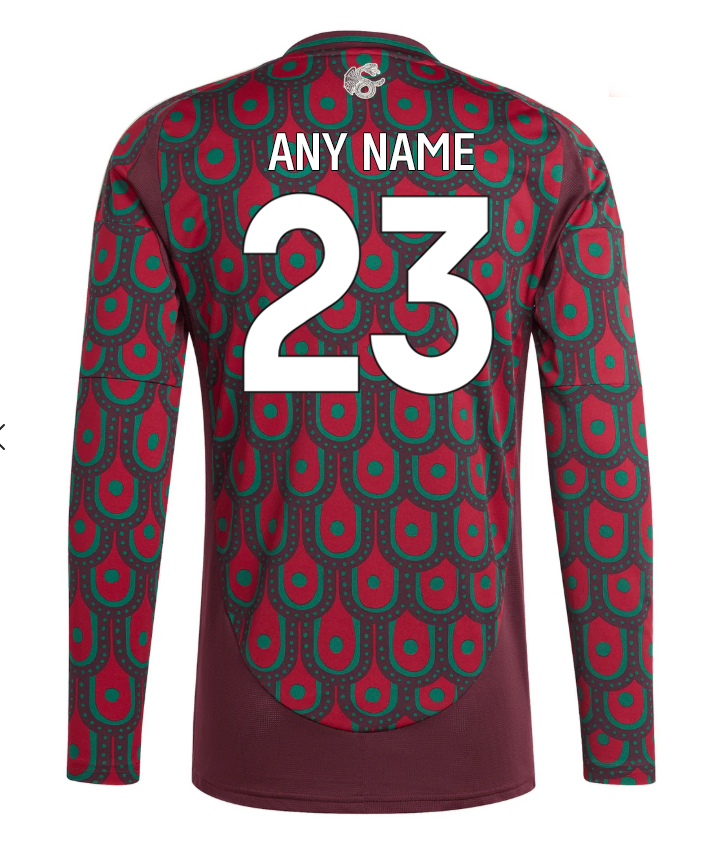 Mexico Home Football Jersey (Copa America 2024) - Long Sleeve - Image 3