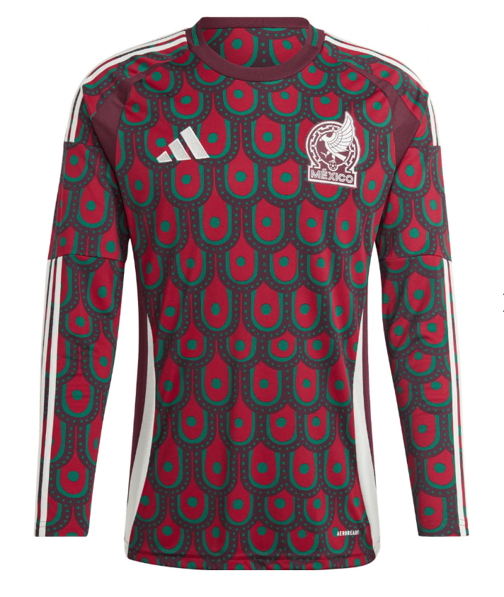 Mexico Home Football Jersey (Copa America 2024) - Long Sleeve